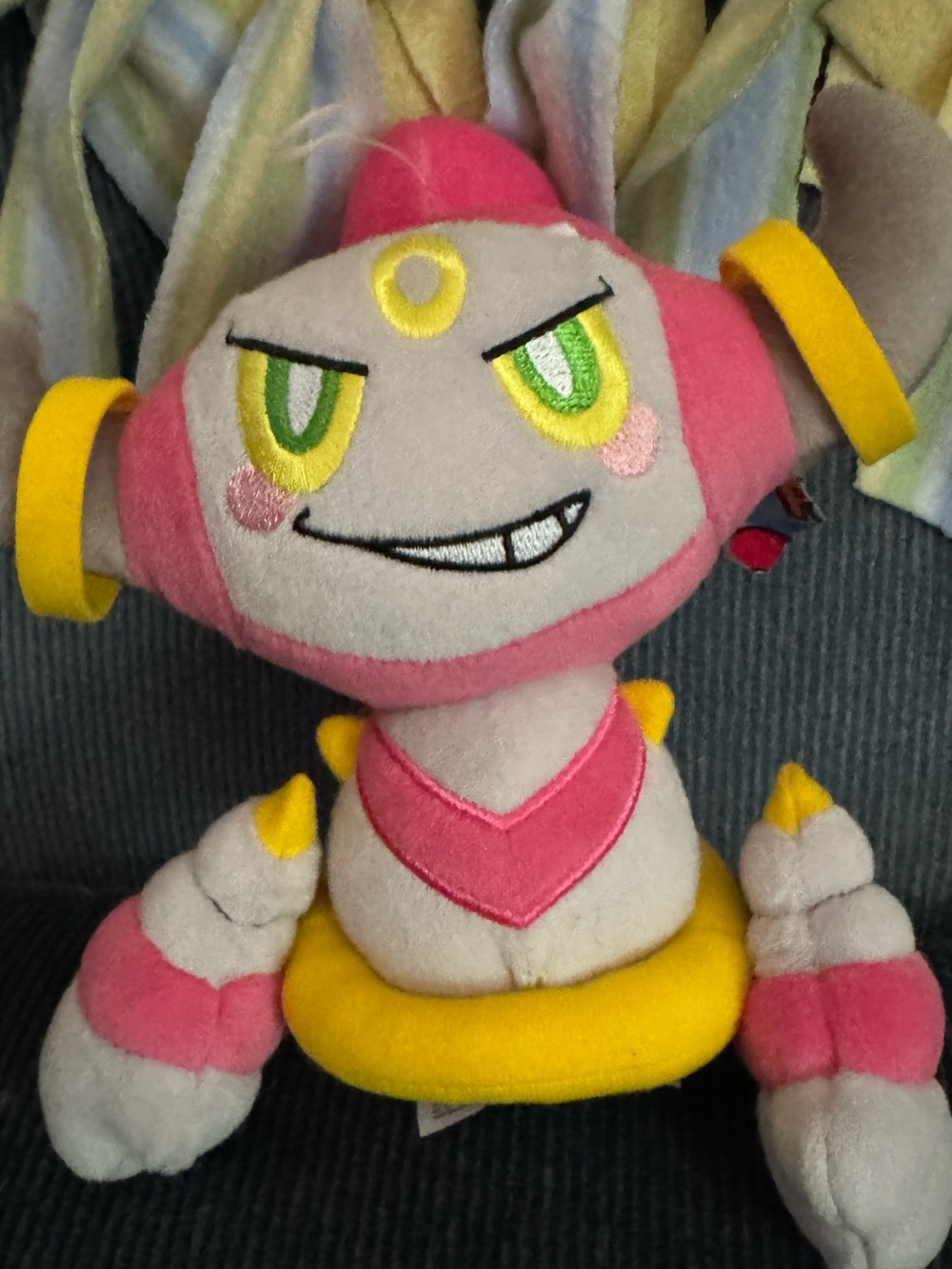 Pokémon Hoopa Confined 7" plush Pink and Gray Plush Character Toy - Kids Plush